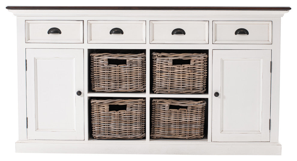 Halifax Accent Buffet with 4 Basket Set