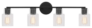 Sayward 4-Light Bath, Midnight Black