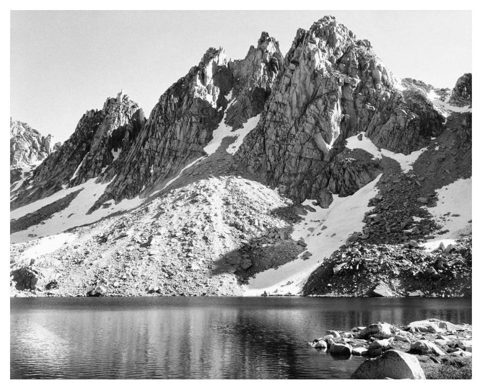 "Kearsarge Pinnacles, Kings River Canyon, 1936" Paper Art, 24"x20"