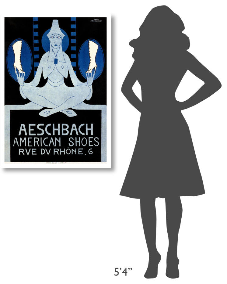 "Aeschbach American Shoes" Digital Paper Print by Hans Schoellhorn, 27"x38"