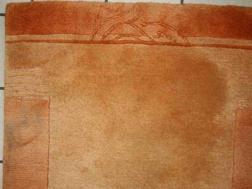 Handmade Vintage Tibetan Khaden Rug, 2.3'x4.4', 72cmx137cm 1970s