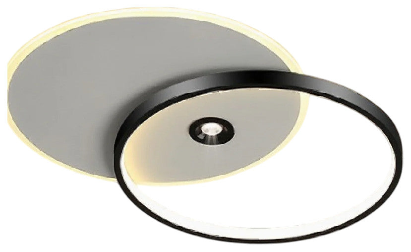 Spa | Dimmable LED Ceiling Lamp, Round Transparent, Warm Light