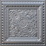 Silver 3D Ceiling Panels, 2'x2', 100 Sq Ft, Pack of 25