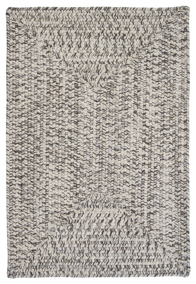 Corsica CC19 Silver Shimmer Indoor/Outdoor Area Rug, Rectangular 2'x8'