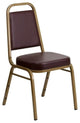 Flash Furniture Hercules Stacking Banquet Stacking Chair in Brown