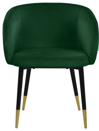 Louise Velvet Dining Chair, Green