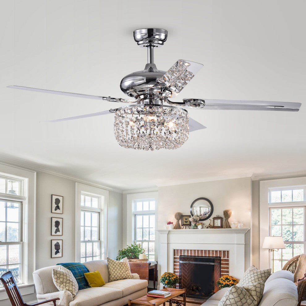 Silver Orchid Campbell Ceiling Fan (remote controlled)