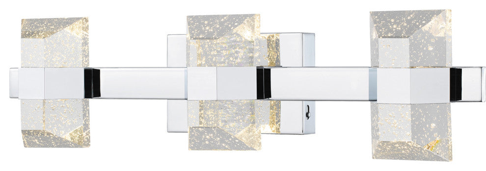 Quoizel PCSEL8624 Selena 3 Light 24"W Vanity Light - Polished Chrome