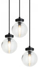 Matteo Lighting C84003MBCL Pendant, Matte Black Finish