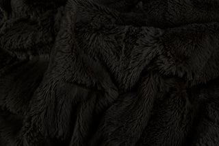 Faux Fur Throw 50"x60", Black