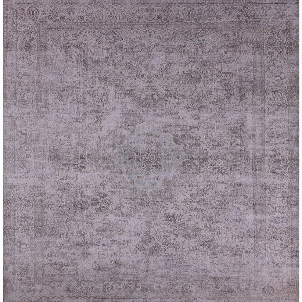 Ahgly Company Indoor Square Mid-Century Modern Area Rugs, 4' Square