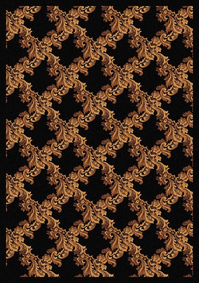 Any Day Matinee Rug, Corinth, Black, 3'10"x5'4"
