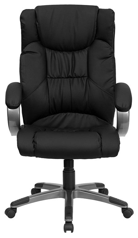 Black High Back Leather Chair