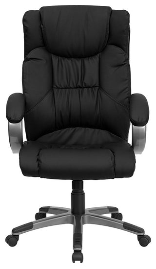 Black High Back Leather Chair