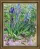 Vincent Van Gogh The Iris Framed Premium Canvas Print, 18"x24"