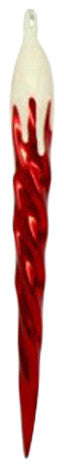 2-Pack Of 24" Red Icicle Ornaments