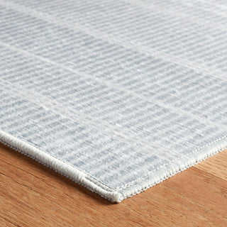 Bunny Williams x Dash & Albert Samson Grey Machine Washable Rug, Grey, 8' x 10'