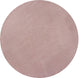 KAS Bliss 1575 Rose Pink Shag Area Rug, 6' Round