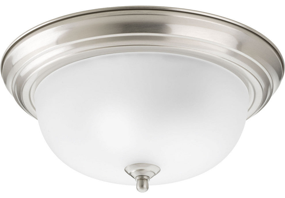 2-Light Close-To-Ceiling, Brushed Nickel