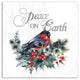 Peace On Earth Bird 12x12 Canvas Wall Art
