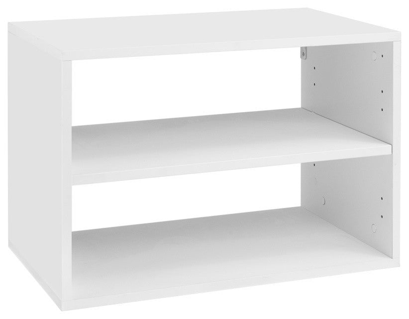 Organized Living freedomRail O-Box Shelf Unit, White