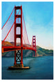 "Golden Gate Bridge" by Ata Alishahi, Canvas Art, 16"x24"