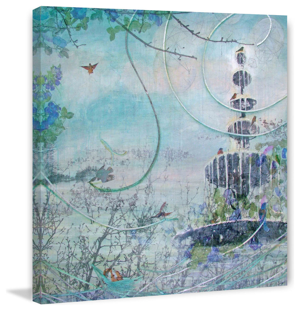 "Drowning Fountain" Print on Canvas by Tracy Silva Barbosa