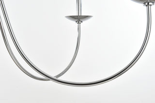 Home Living 42" Chandelier, Chrome