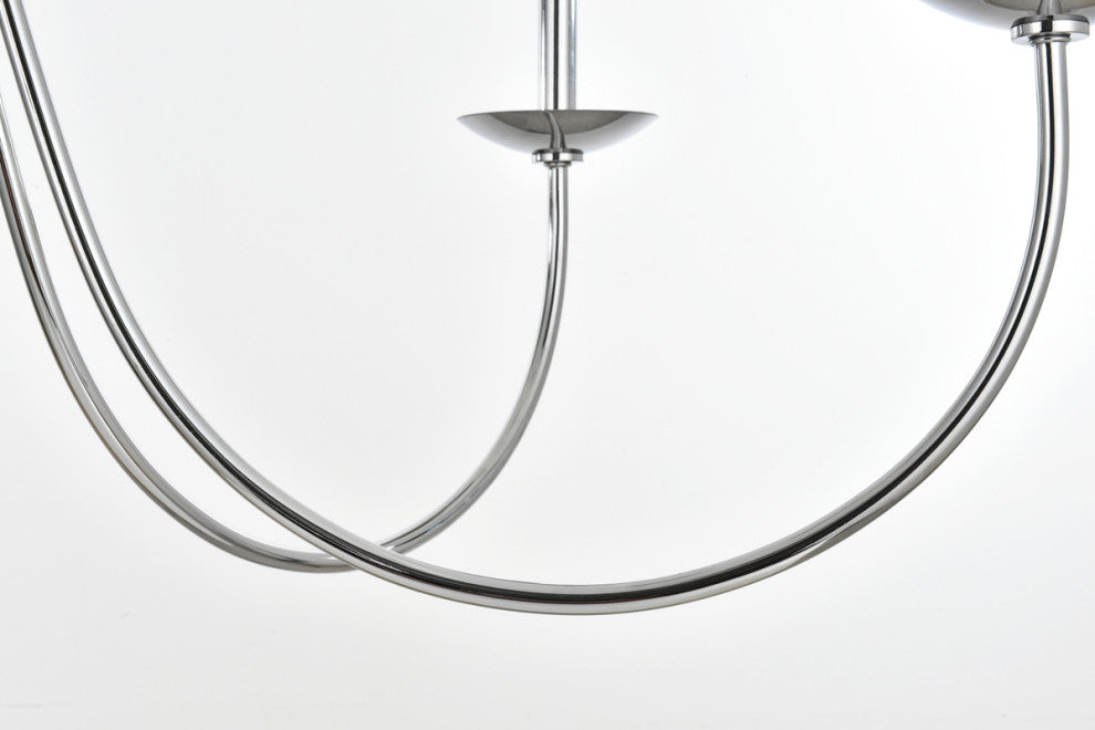 Home Living 42" Chandelier, Chrome