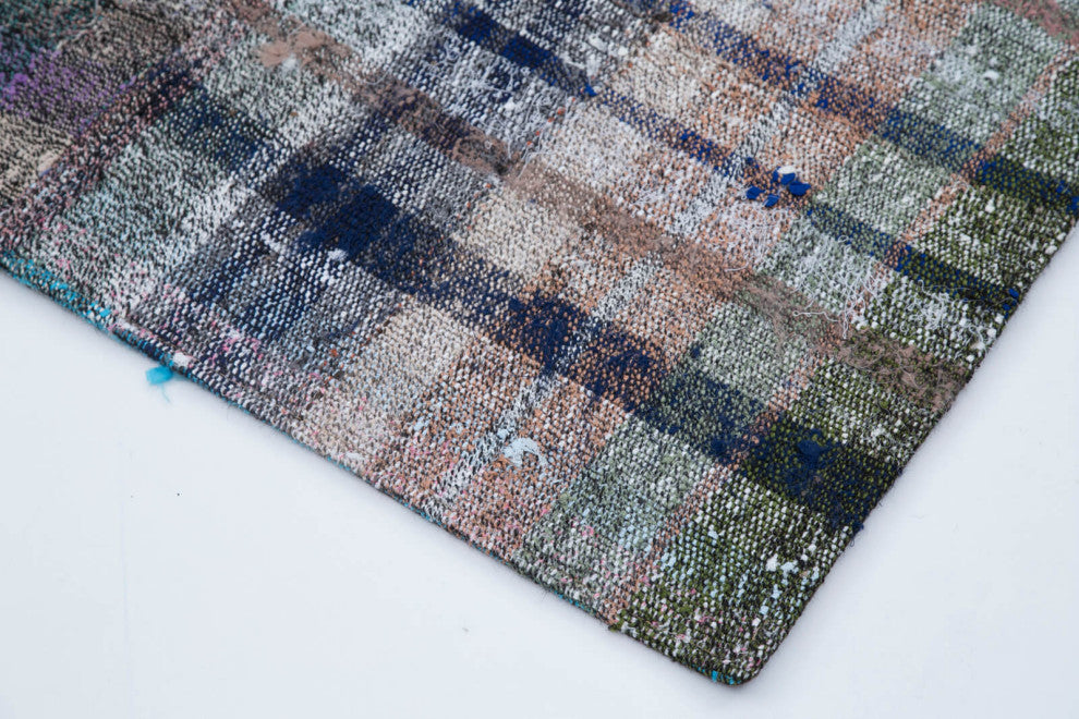 Rug N Carpet - Handmade Anatolian 6' 7'' x 9' 10'' Vintage Patchwork Kilim Rug