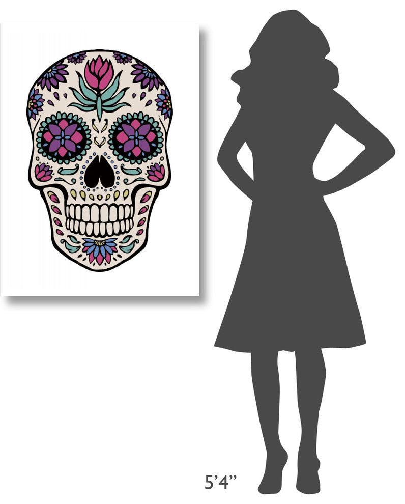 "Sugar Skull IV" Digital Paper Print by Janelle Penner, 28"x38"