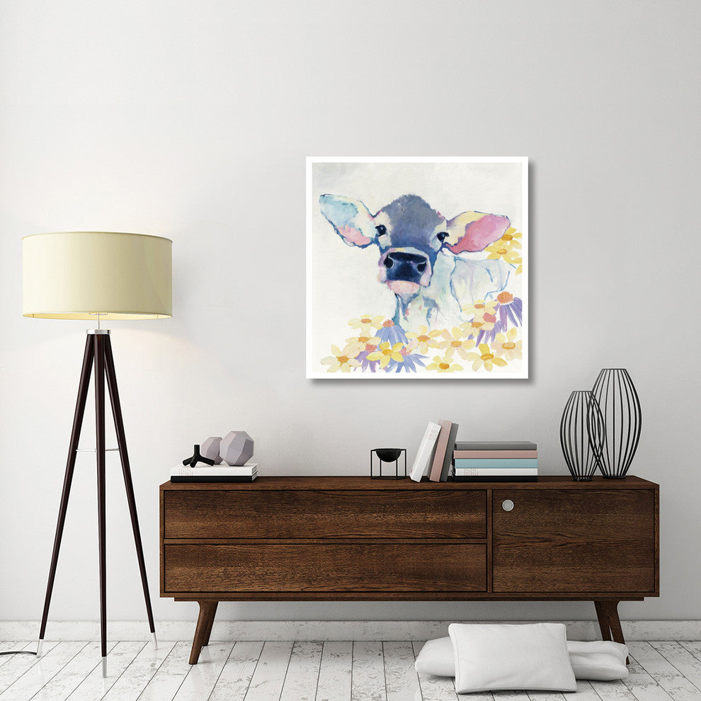 "Bessie with Flowers" Digital Paper Print by Avery Tillmon, 38"x38"