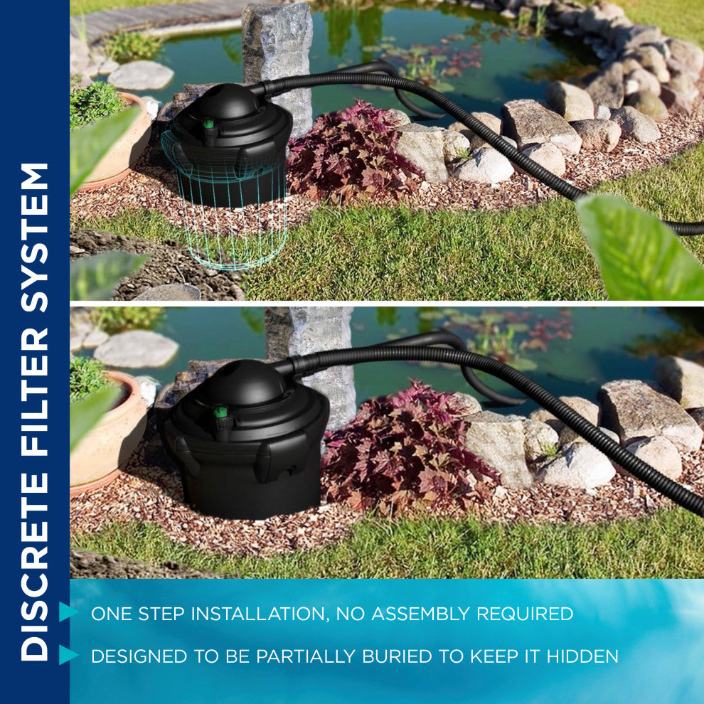 Pressure Filter 2000 Gallon Without UVC