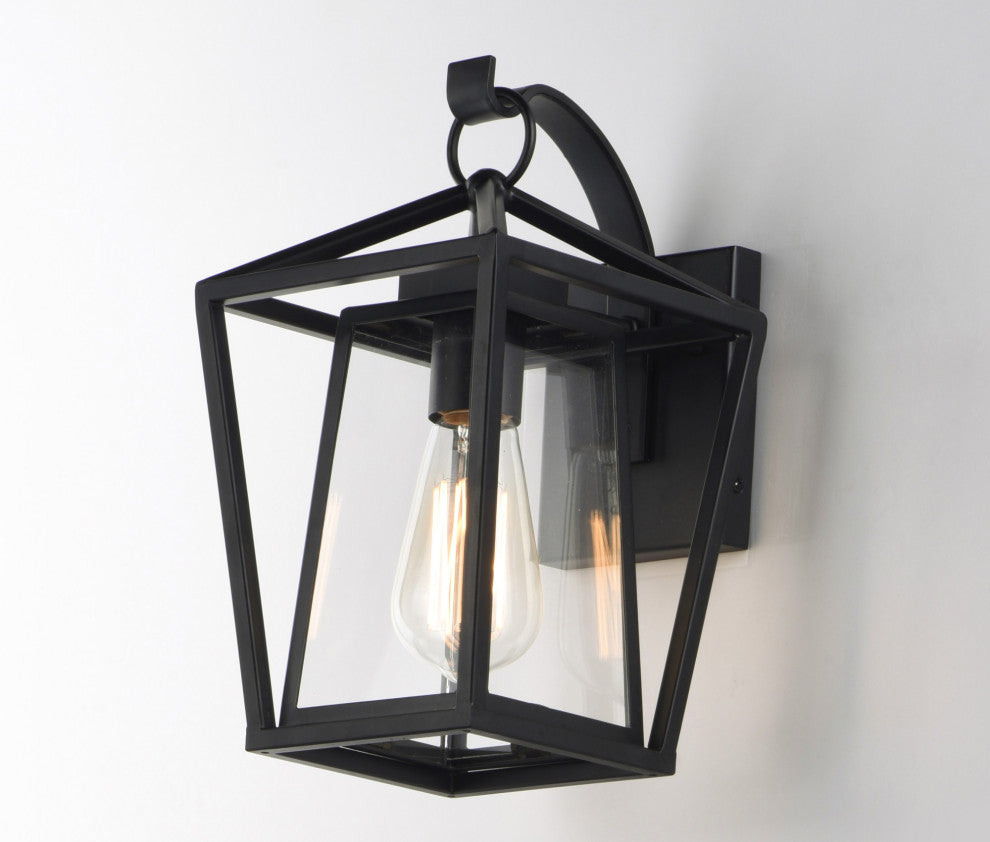 Maxim 3173CL Artisan 12" Lantern Wall Sconce - Black