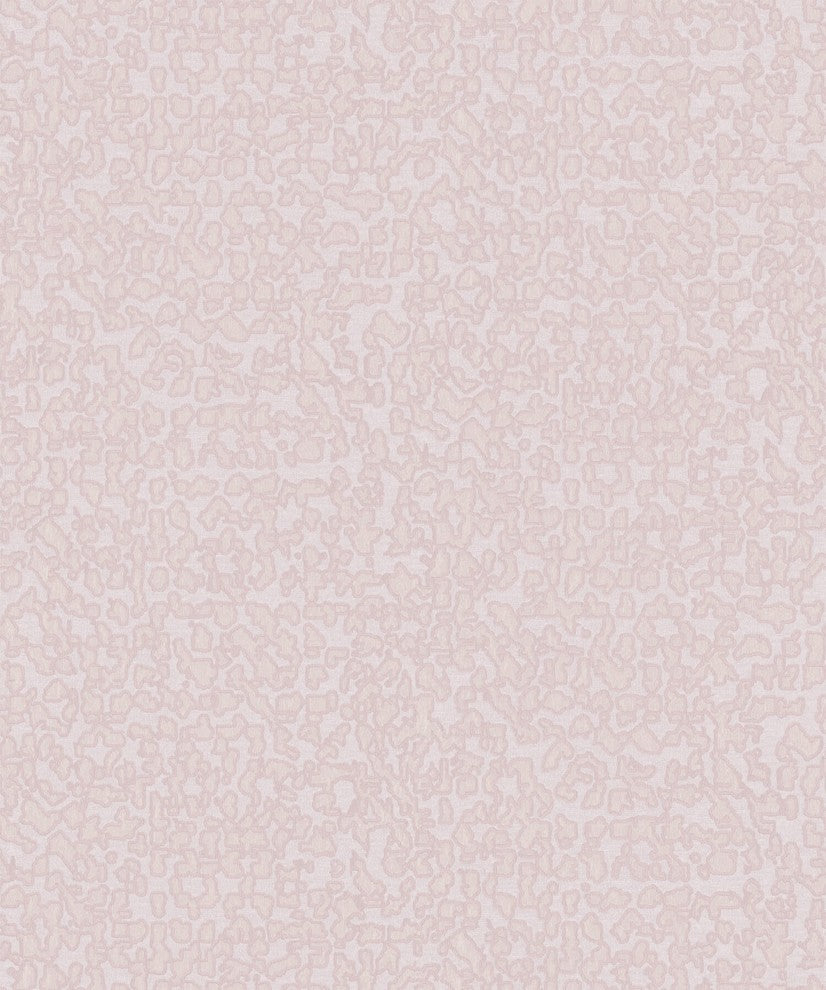 Natural Faux 2, Modern Geometric Stone Wood Rustic Wallpaper, Light Rose, Sample
