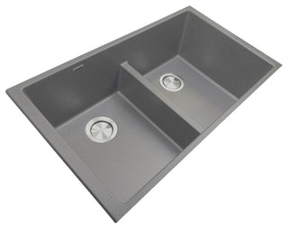 Nantucket Sinks PR5050-LDTI Low Divide 50/50 Double Bowl Undermount Granite Com