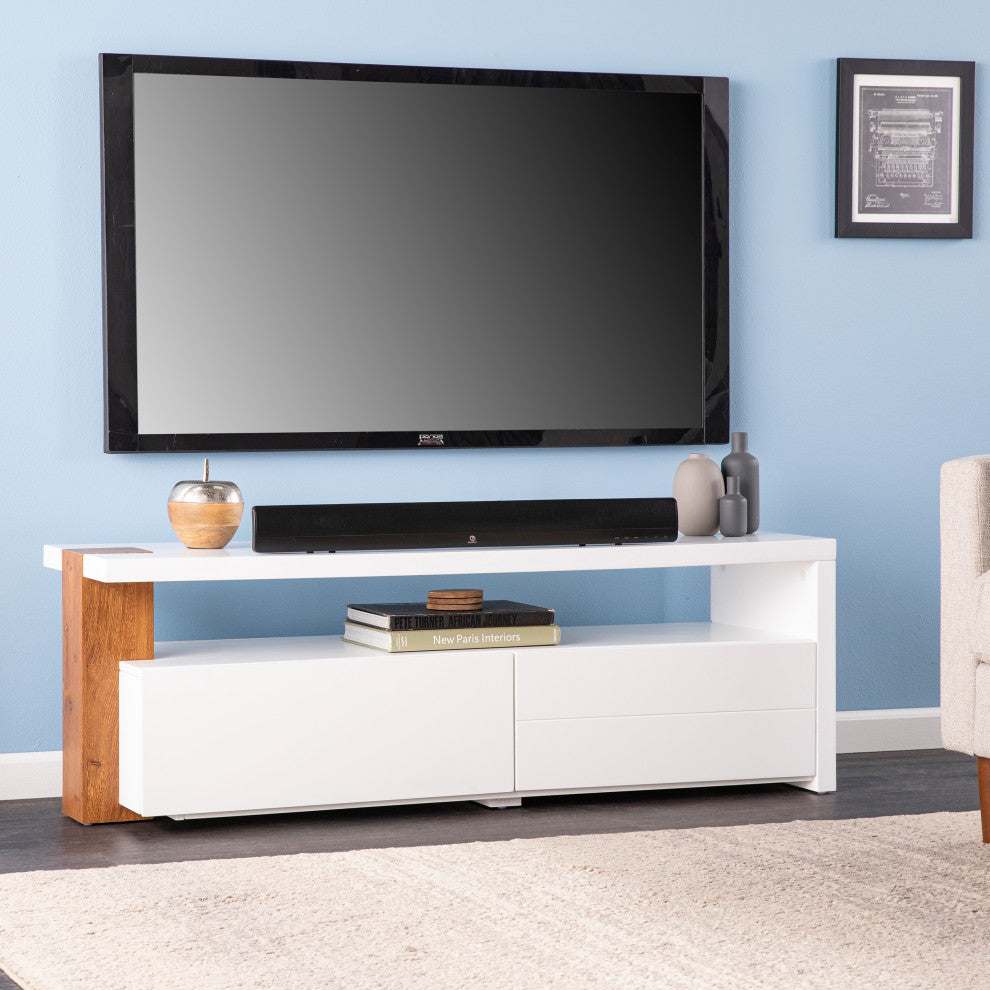 Jimena Contemporary Media Stand With Storage