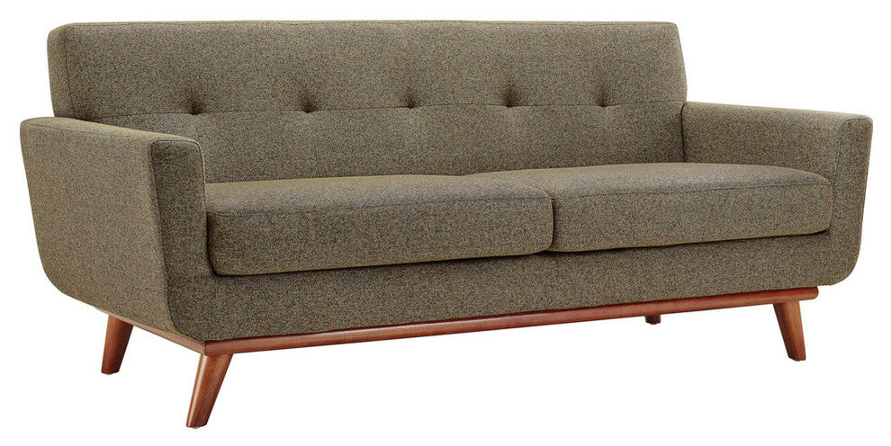 Modern Oat Engage Loveseat and Sofa Set of 2
