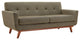 Modern Oat Engage Loveseat and Sofa Set of 2