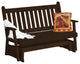 Cedar Traditional English Glider, Walnut Stain, 6 Foot