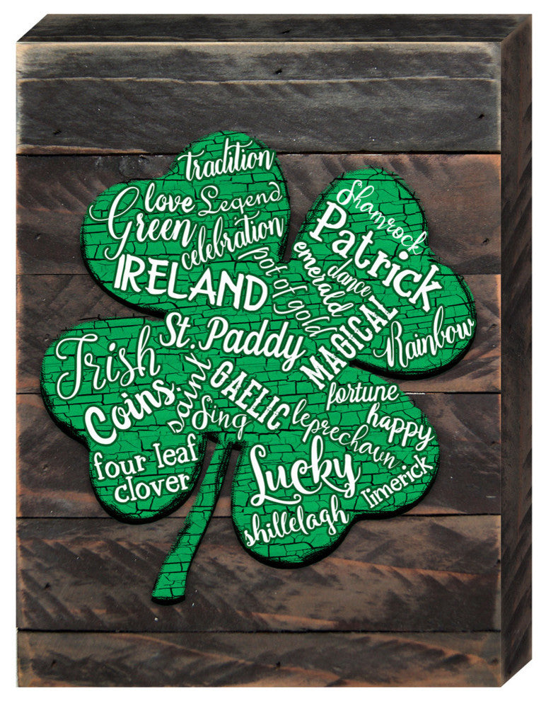 Shamrock Box Sign