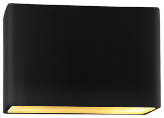 Ambiance Large ADA Wide Rectangle Wall, 12", Matte Black/Gold