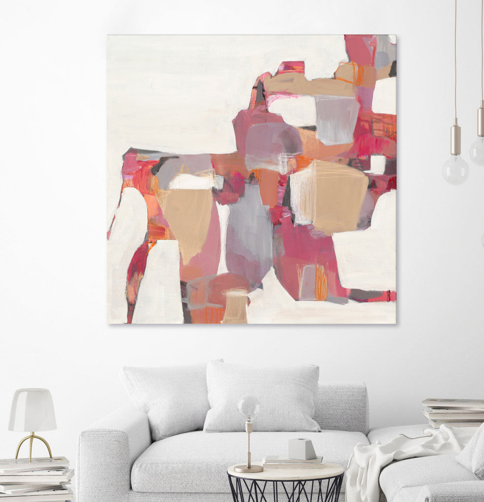 Geranium - 84 x 84 by Terri Burris