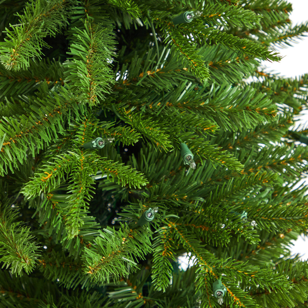 3' Finl&Fir Faux Xmas Tree, Planter W/272 Bendable Branches &50 White Lights