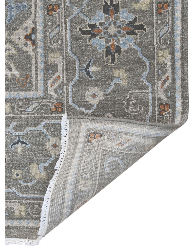 Bristol Maneux Area Rug Gray, 2'8" X 8'