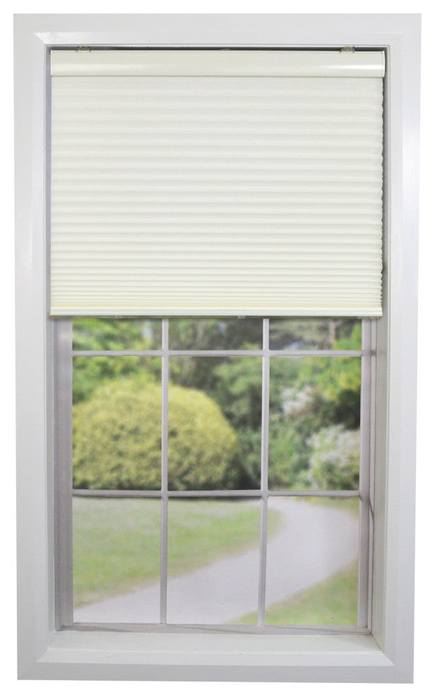 Versailles'' Cordless Honeycomb Insulating Cellular Shade, 36"x72", Black