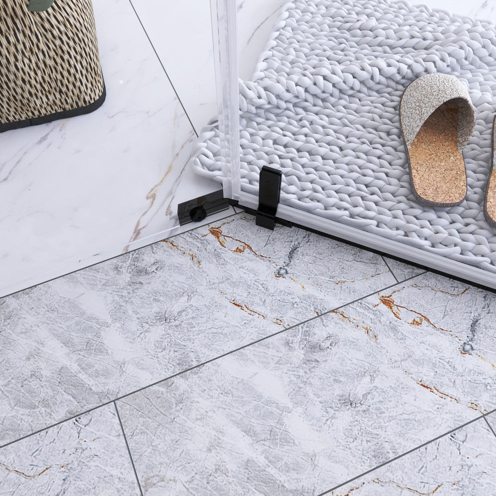 Neo-angle Pivot Semi-Frameless Corner Shower Enclosure, Matte Black