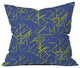 Deny Designs Karen Harris Konstructivist Periwinkle Outdoor Throw Pillow
