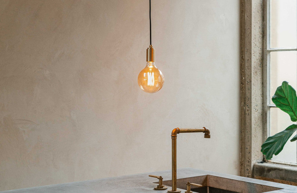 Brass Plug-In Pendant With Gaia