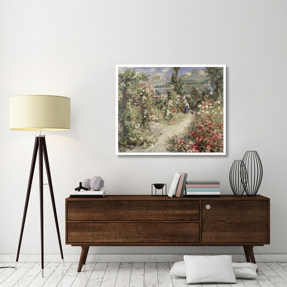 "The Greenhouse" Digital Paper Print by Pierre-Auguste Renoir, 46"x38"